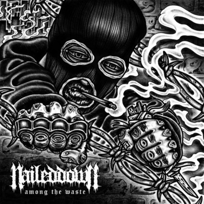 Nailed Down - Among The Waste CD NO ZODIAC LINE OF SCRIMMAGE WORLD OF PAIN NASTY