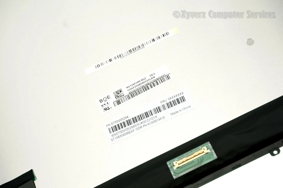 5D10T73216 NV156FHM-N52 V8.0 OEM LENOVO LCD 15.6  LED C740-15IML 81TD (AD85) - Image 3 of 3