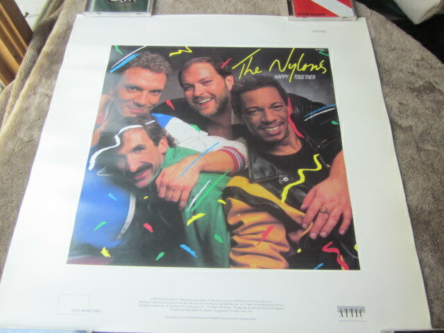 The Nylons 1987 Happy Together Promo Poster Connors Morrison Cooper Robinson
