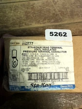 Sta-Kon RC777 Pressure Thermal Connector Ring Terminal, Pack of 500