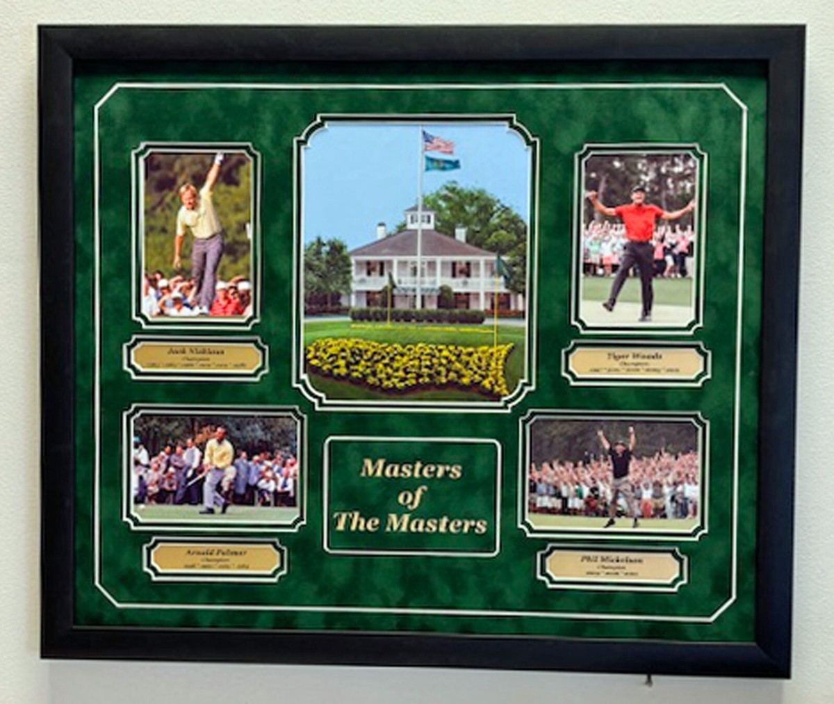 Jack Nicklaus サイン入り写真 & Tiger Woods フォト Tiger