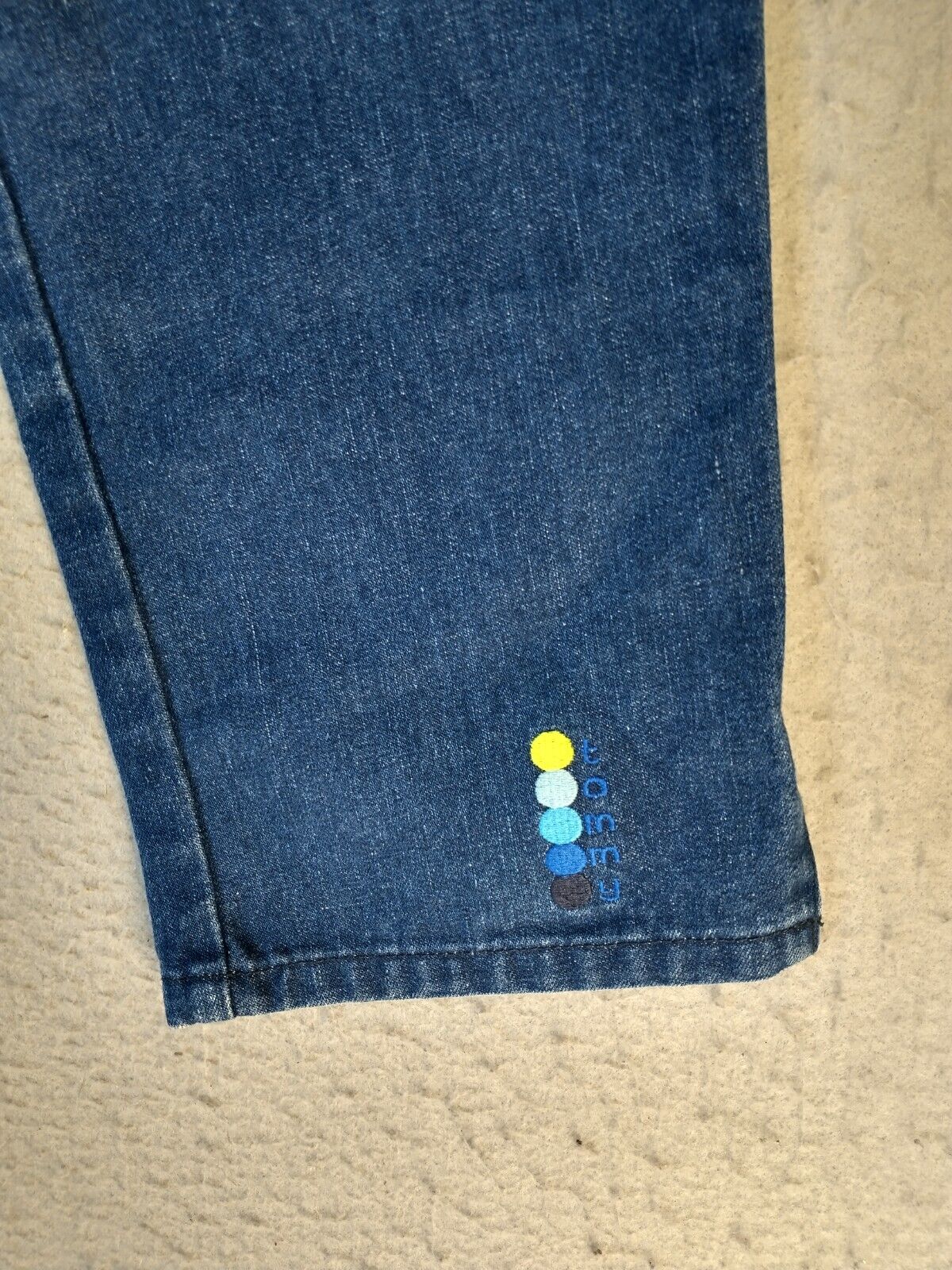 Vintage Tommy Jeans Womens Jeans 7 Juniors Blue C… - image 4