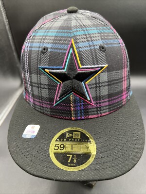 New Era Dallas Cowboys Crucial Catch Plaid Fitted 7-1/8 Hat NFL