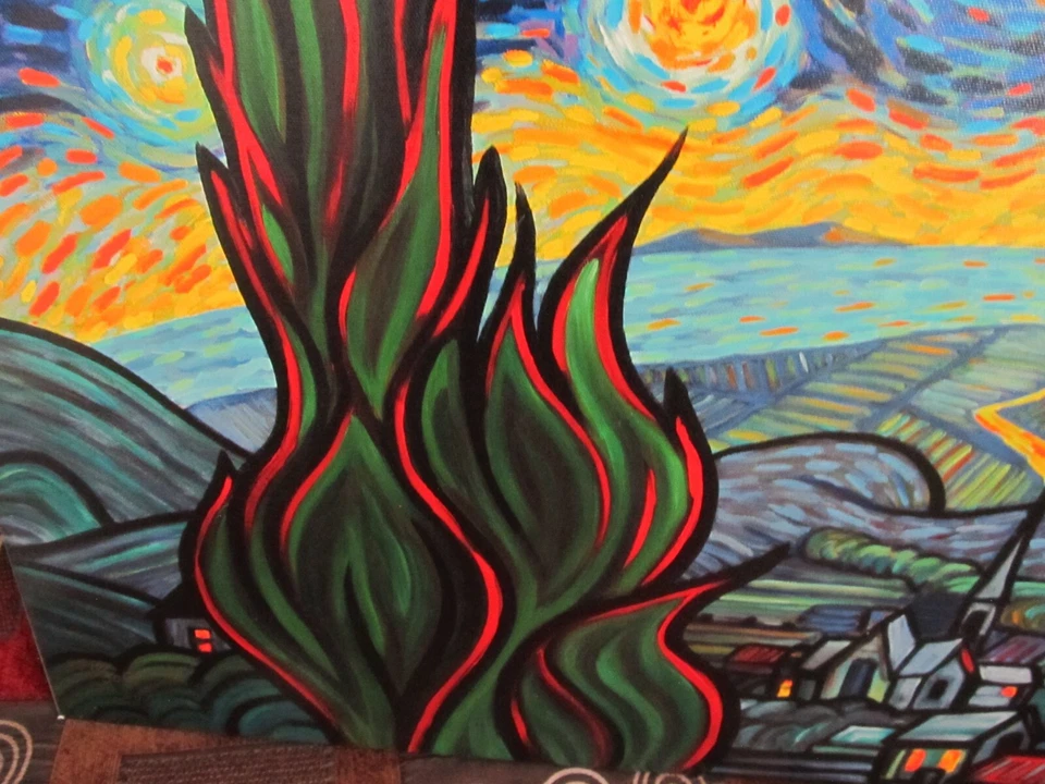 "STARRY NIGHT ATTACK" CHARLES LYNN BRAGG GICLEE ON CANVAS SIGNED/NUMBERED & COA - Image 4 of 4