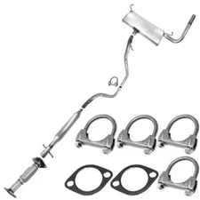 Stainless Steel Exhaust System Kit Fits: 2008-2012 Chevrolet Malibu 2.4L