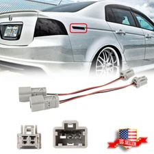 2x Wire Conversion Adapters Fit Rear Side Marker Light For 07-08 Acura TL Type S