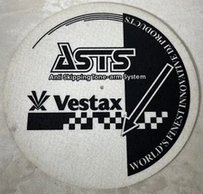 Vestax ASTS DJ Record Slipmat Slip Mat Promo RARE