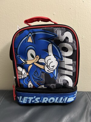 Sonic the Hedgehog LUNCHBOX 6 X 7 NWT Bioworld