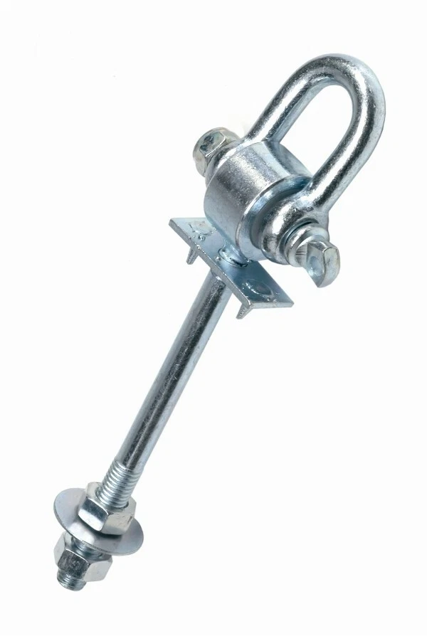 LOGGYLAND Schaukelhaken - Typ D - Stablänge 160mm im für Spielhäuser Reckanlagen Baumhaus