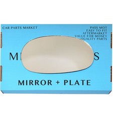 For Chrysler Crossfire 03-07 Right Driver side wing mirror glass with plate