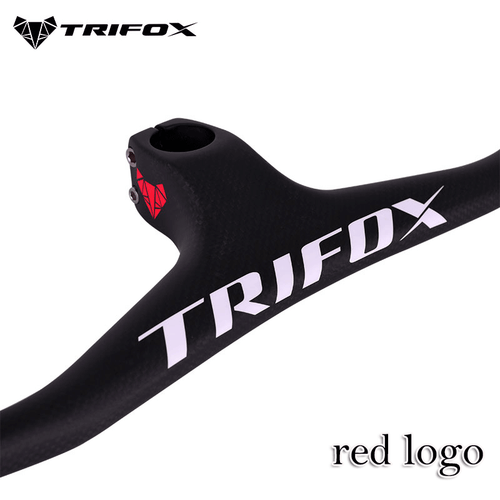 Carbon MTB Bike Handlebars and Stem Integrated 28.6 mm Carbon Handlebars - Picture 7 of 16