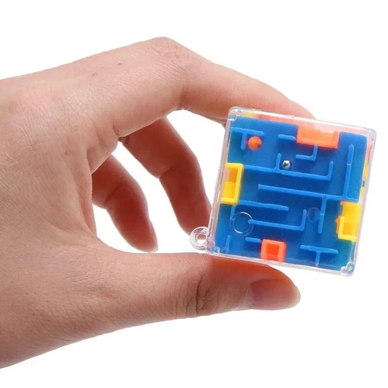 Cubo Mágico Seis Caras Transparente Puzzle Velocidad Rodante Bola Para Niños 1 PC Foto 2 de 4