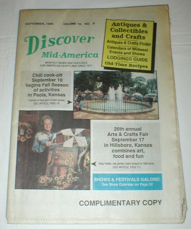 Vintage Brochure "Discover Mid-America" - September 1994