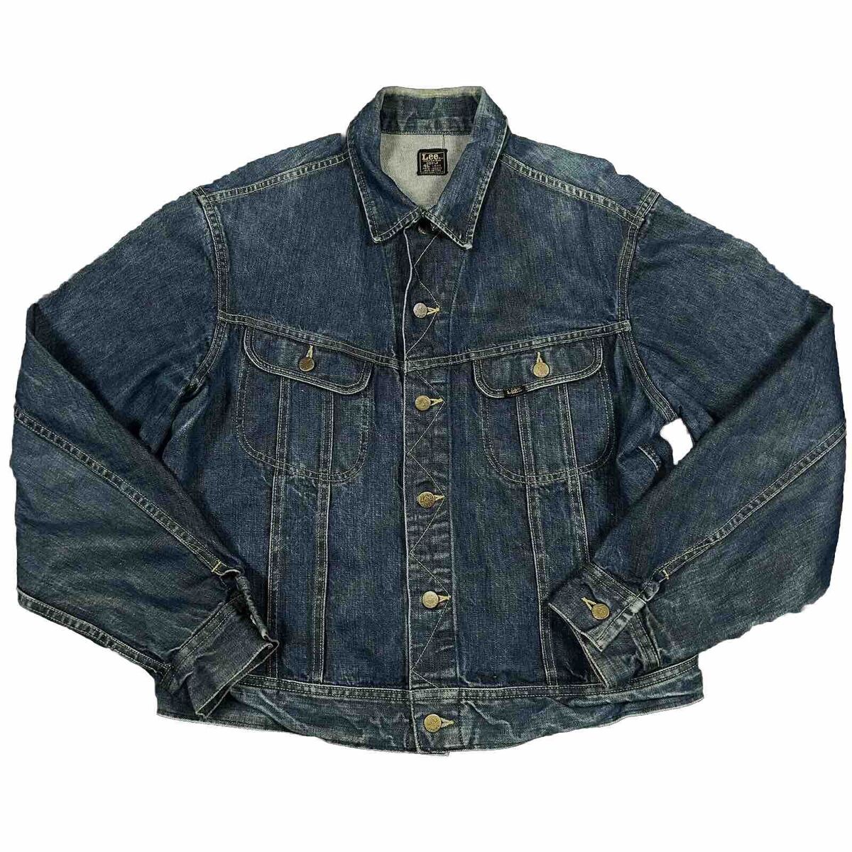 vintage Lee 101j Denim Jacket 46 long 60s Sanforized Union vintage Lee 101j Denim Jacket 46 long 60s Sanforized Union