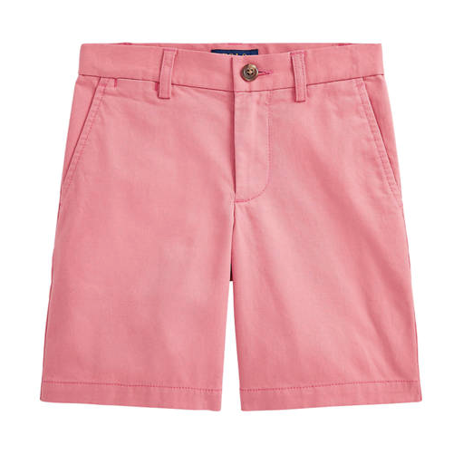 NWT Polo Ralph Lauren Big Boys' Pink Straight Fit Chino Shorts 18