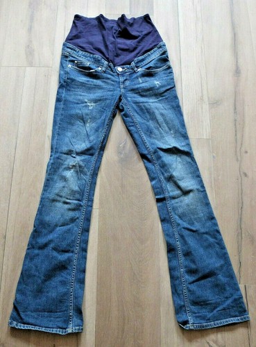 H\u0026M Mamá Maternidad Vaqueros Talla 36 S Top Stretch Embarazo | eBay