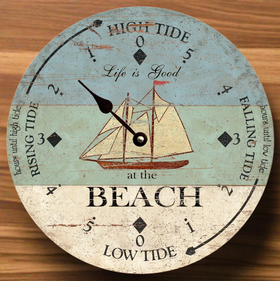 Tide Clock- Beach Tide Clock - Image 2 of 4