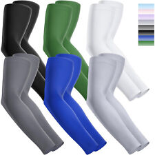 Summer UPF 50 Cooling UV Sun Protection Sports Compression Sleeves for Men Women