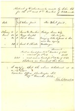 SAC & FOX TREATY 1842 PAYMENT TO AGENCY - SIGNED By GOVERNOR.JOHN CHAMBERS