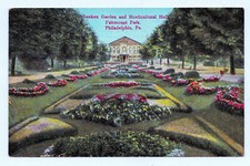 1909 Philadelphia Pa Postcard Sunken Gardens Horticultural Hall Fairmount Park 1909 Philadelphia Pa Postcard Sunken Gardens Horticultural Hall Fairmount Park