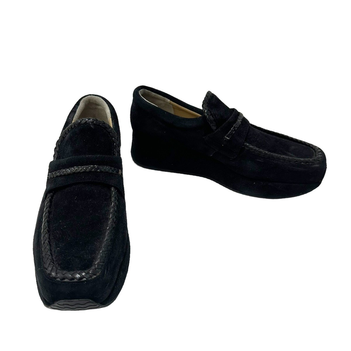 つん　【新品】 27cm Skate Loafer Suede Black Vans スケートローファースエード ブラック 27cm プロモデル 即