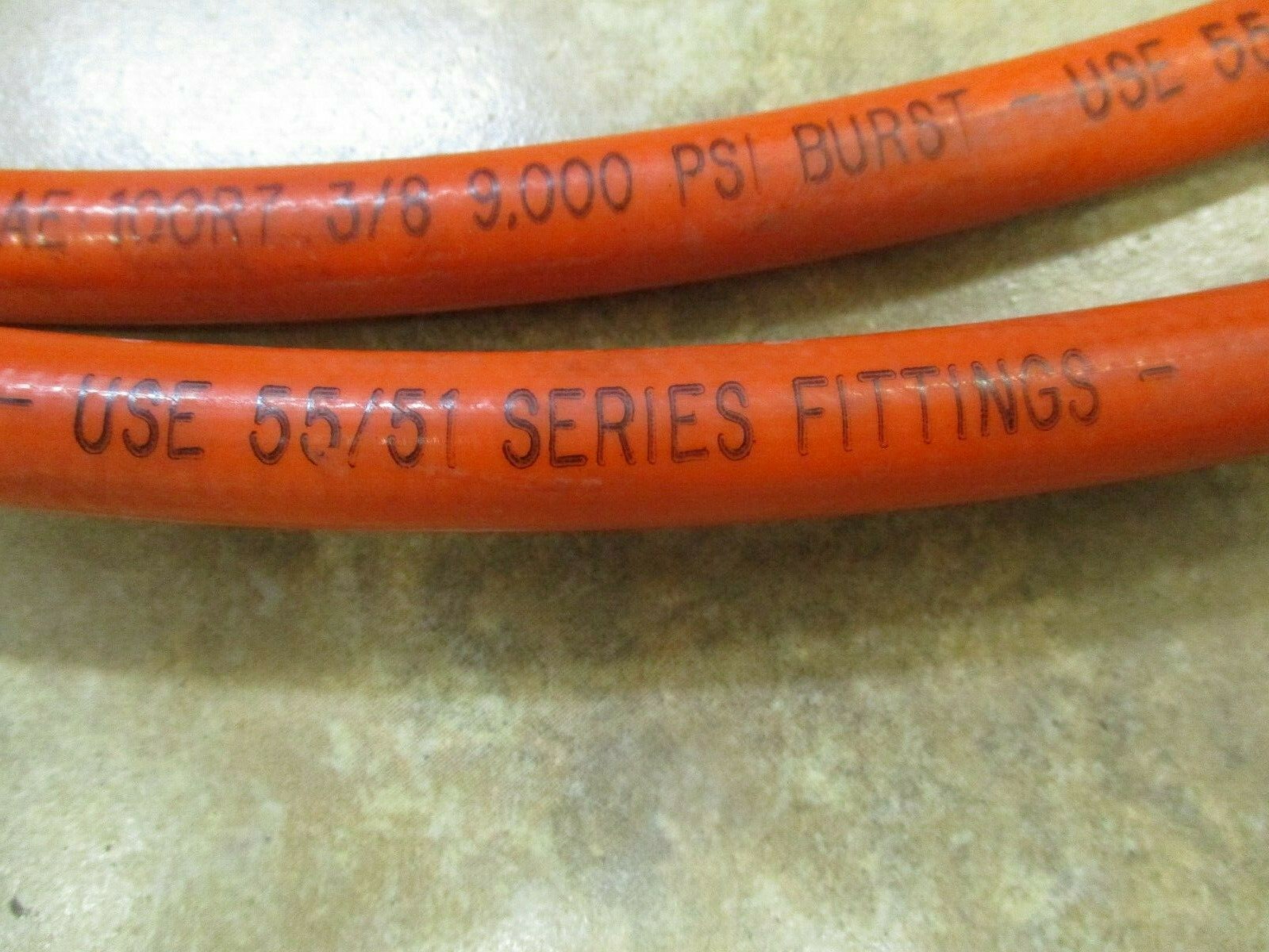 Parker Parflex 518C6 Non Conductive Hydraulic Hose 100" 9,000 PSI