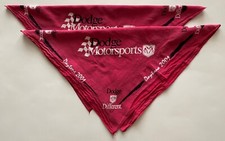 2001 DODGE DAYTONA Motorsports 2 BANDANAS 20'' x 19'' / "Dodge Different" RAM 