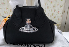 Vivienne Westwood Saffiano Leather Biogreen Mini Yasmine handbag crossbody bag