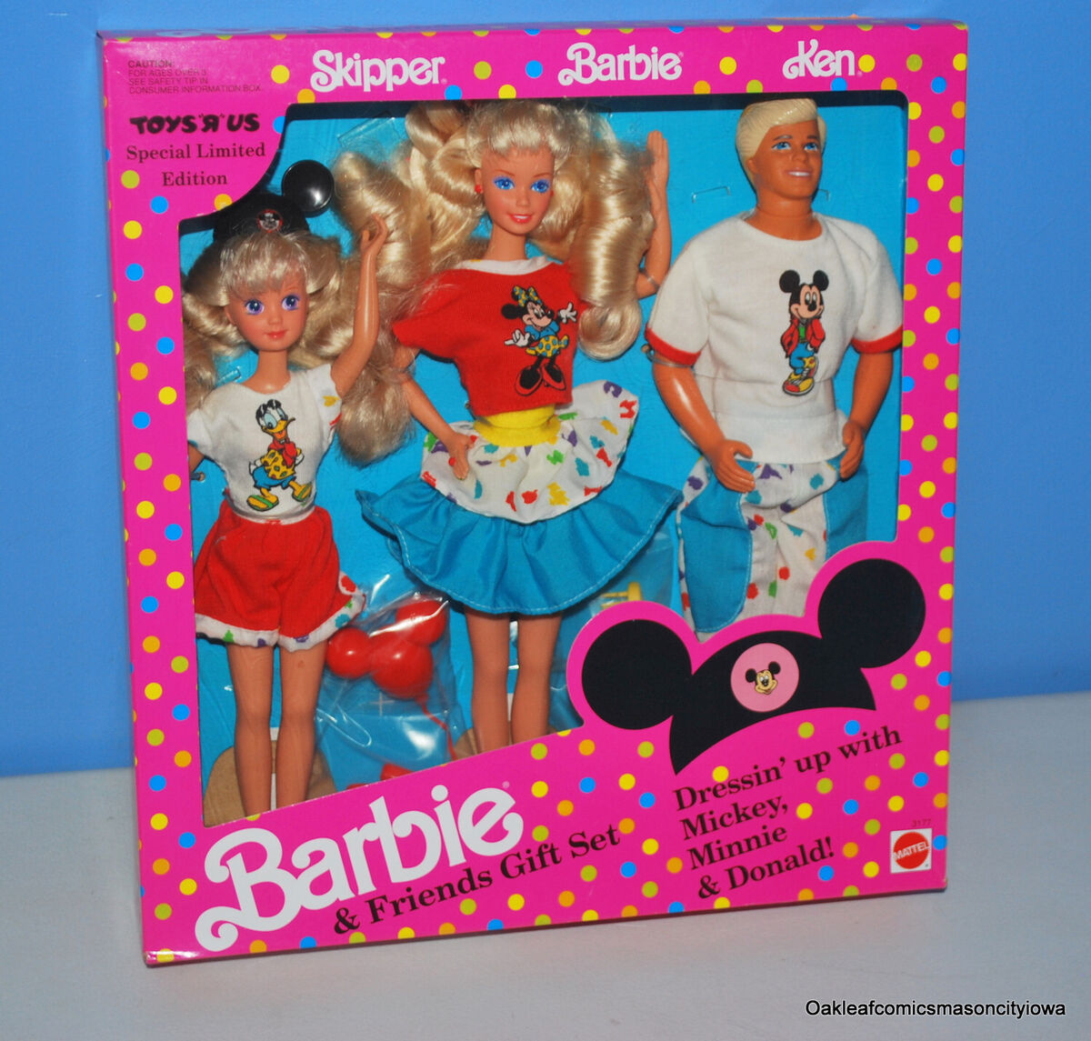 1991 Barbie & Friends Gift Set Dressin' up with Mickey, Minnie & Donal –  Sell4Value