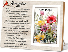 Memorial Gifts Picture Frame,Sympathy Gifts for Loss of Mom Remembrance Memor...