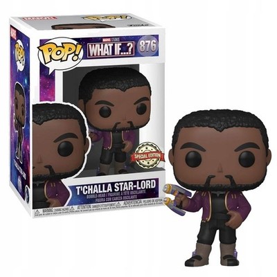 Funko Pop! What If T'challa Star-lord Se 876 Vinyl Figur, 10cm, Neu