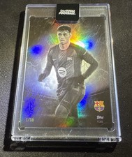 2025-26 Topps Total Football Pedri Storm Predictor Black 1/10 FCB36 SSP