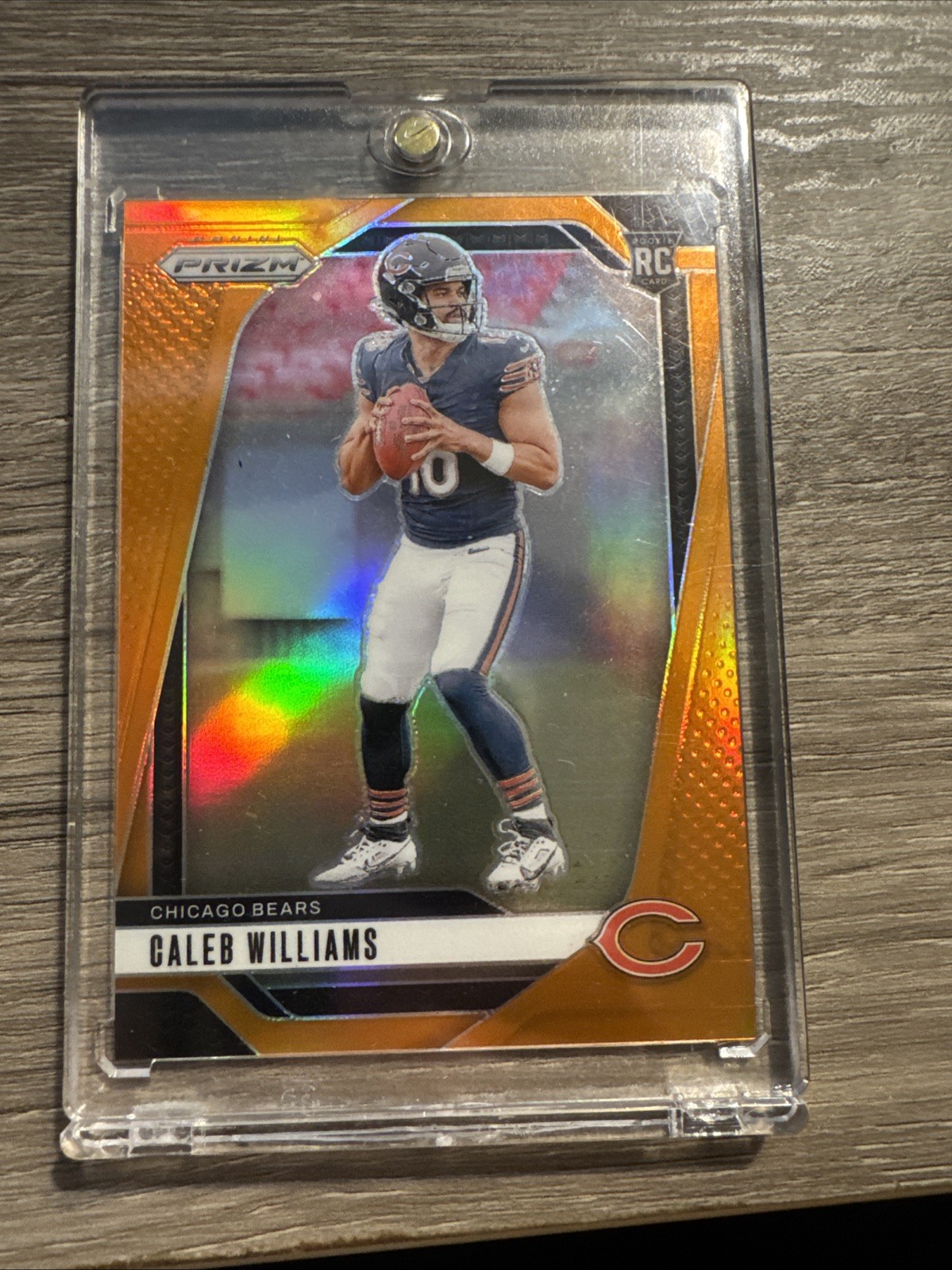 2024 Panini Prizm - Rookies Caleb Williams #301 Orange Prizm /249 (RC)
