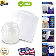 30 Pcs Paint Sprayer Bags, 7.8'' X 11.8'' Sprayer Cup Liners, Transparent Spr...