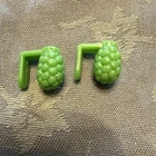 Vintage TMNT Navy Seal Mike green Grenade Mutant Military 1992 set lot of 2