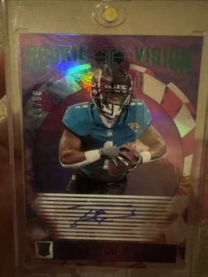2021 Illusions Travis Etienne Jr. Rookie Vision Signatures Green RC Auto SP #/10