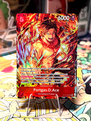 Portgas.D.Ace (Illustration Box Vol.5) ST15-005 One Piece Promotion Cards Foil