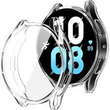 Case Compatible With Samsung Galaxy Watch 4 5 6 7 40Mm 44Mm TPU Bumper Dis...
