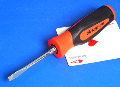 #ad #ad Snap on Flat Tip 7 32 Blade Instinct Orange Soft Grip 7quot; Screwdriver SGD2BO NEW $34.95