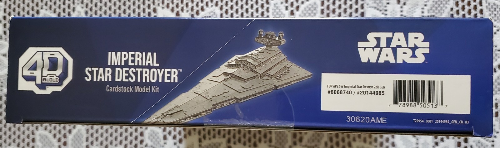4D Build, Star Wars Imperial Star Destroyer 3D Model Kit 278 Pcs | New In Box