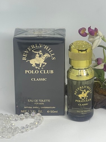 Beverly Hills Polo Club Classic EDT Spray for Men -1.7 fl oz -Factory Sealed Box