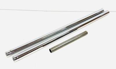 CUSTOM CYCLE ENGINEERING 41MM ULTRA CHROME 38-1/4'' FORK TUBES USA-MADE HARLEY