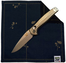 50 WAYS POCKET POCKET HANK Everyday Carry EDC Gear Blue Flowers Bronze Breath