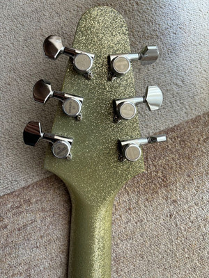 Electric Guitar Bill Lawrence Flying V Salmon Model Sparkle Silver