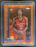 2025-26 Topps Chrome Tre Johnson III RC Pulsar Orange Refractor #/25 Wizards
