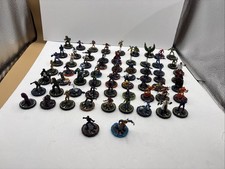 Wizkids DC HeroClix Assorted Figures 2003-Forward Lot of 65 Figures Marvel/DC