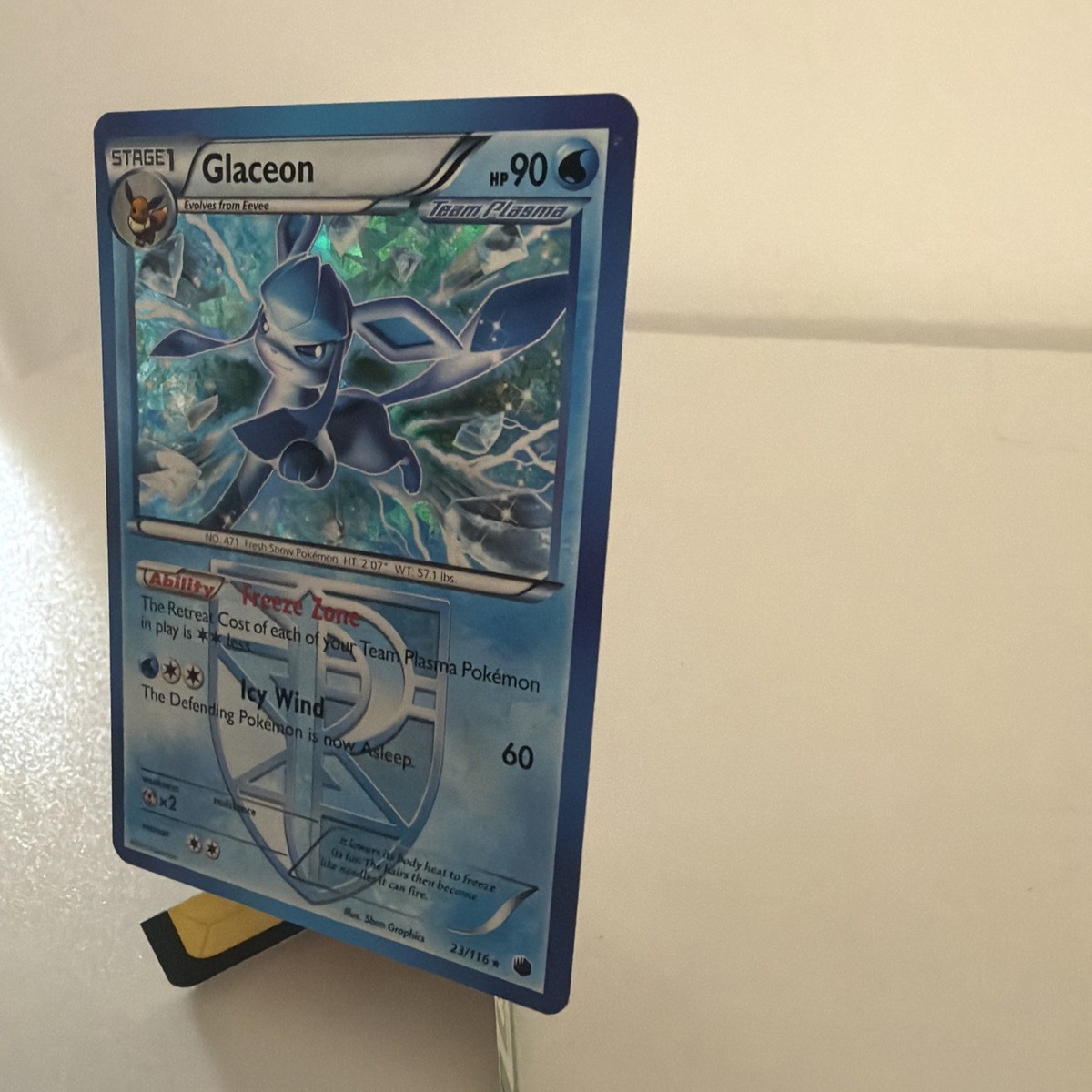 Glaceon (Team Plasma) 23/116 Plasma Freeze Rare Cracked Ice