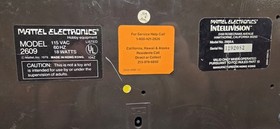 Mattel Electronics Intellivision 1979 Vintage Video Game Console 2609 Untested