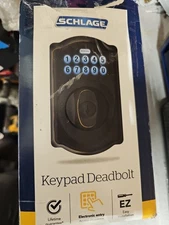 Schlage BE365 V CAM 716 Camelot Keypad Deadbolt, Electronic Keyless Entry Lock