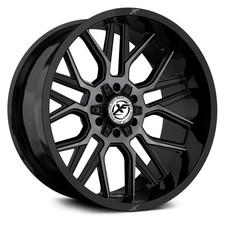 Xf Off-road Xf-235 Wheel 20x10 -24 8x165.1 125.2 Black Single Rim Xf Off-road Xf-235 Wheel 20x10 -24 8x165.1 125.2 Black Single Rim